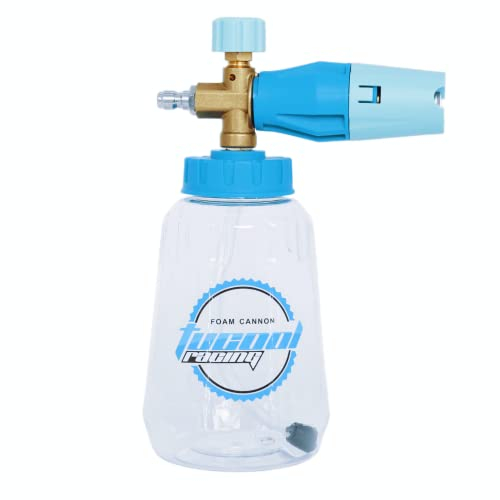 Tucool Racing Canon à mousse réglable de 6,35 mm, connecteur rapide, lance à mousse pour Karcher K2/K3/K4/K5/K6/K7, pulvérisateur de mousse de lavage de voiture pour Karcher K1700 K1800 K1900