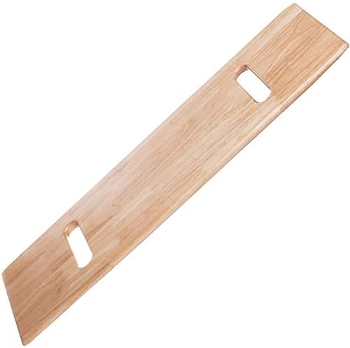 Transferbrett aus Holz, Transferbrett aus Holz mit Griffen, Patientengleithilfe, für Patiententransfers, Wenden, Krankenhäuser, häusliche Pflege