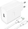 65W Chargeur Rapide avec Câble USB C 1m pour Oppo SUPERVOOC Charge,SUPERVOOC Chargeur Secteur pour Oppo Reno 11 F 8 Find N2 Flip X8Pro X5 Lite X3 Neo X3Pro Reno8 Pro 7Pro A54 A57 Oneplus 13 12 10T