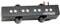 Wilkinson WOJB Vari Gauss Céramique 4 Cordes Micro Jazz Bass Chevalet Pickup pour Basse électrique Style JB, Noir