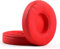 MinHutYa Solo 2/3 Wireless Earpads - Replacement Ear Cushion Cover Pad Compatible for Beats by Dr. Dre Solo3.0 Solo 2.0 Wireless On-Ear Headphones (Red/Violet)