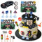 13PCS Driver License Birthday Cake Toppers, New Driver Glitter Cake Decoration, Driver License Transportation Car Road Signs Theme Party Supplies, 16th 17th Learner Driver Birthday Cake Topper