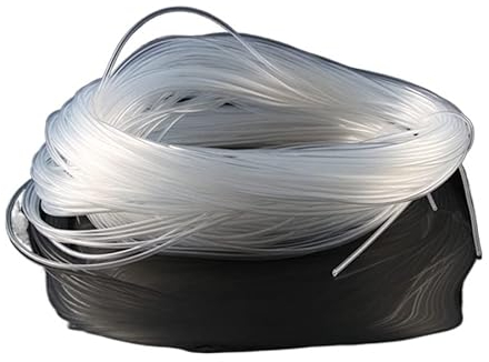 IkErna 5M Lebensmittelqualität Silica Kapillar Transparent Silikonschlauch Fein Silikon Gummischlauch Id 0,5-4 Mm/Od 1-8 Mm Flexibler Silikonrohr/4 * 5Mm