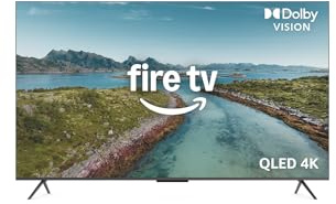 Amazon Ember 65 QLED Series with Fire TV (newest model), 4K Ultra HD smart TV, HDR10+, Dolby Vision, Dolby Audio, quad-core processor, find shows faster with Alexa+