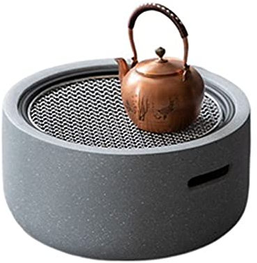 Brasero à bois pour décoration de cour extérieure, table basse, table de barbecue, 43,2 cm