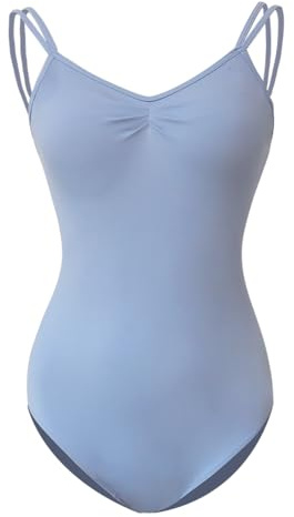 ROYAL SMEELA Ballett trikot mit bh damen spaghettiträger tanzen trikots nylon body ballettbody erwachsene balletttanztrikot ballerina balletttanzbody fuer frauen sexy tanzbody