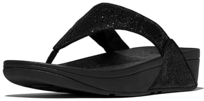 Fitflop Damen Lulu Crinkled-Shimmer Zehentrenner