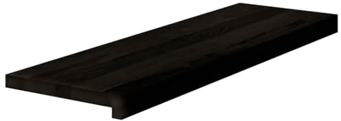 vidaXL Treppenstufen 12 STK. Braun-Schwarz 80x25x2 cm Massivholz Eiche