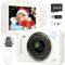 64GB Digitalkamera für Kinder, 4K 48MP Digitalkameras Kompaktkamera mit 16X Digitalzoom, 2,8 Zoll Großbildschirm, Autofokus Digitalkamera Tragbare Mini Kamera für Teenager, Kinder, Anfänger