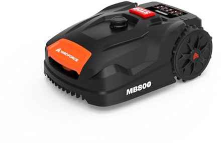 Yard Force MB800 Robotic Lawnmower, 800m² Coverage, 20-60mm Cutting Height, Bluetooth App Control