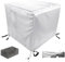 Wasserdichte, robuste 420D-Oxford-Gewebe, Outdoor-Gartenabdeckung für Tisch und Sofa, Silber, 120 x 120 x 74 cm