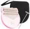 Yardwe 1 Set Daumeninstrument Fingerspitze Finger Schlüssel Runde Erwachsene Tragbare Hand 𝑲𝒂𝒍𝒊𝒎𝒃𝒂 Fingerklavier Acryl Rosa