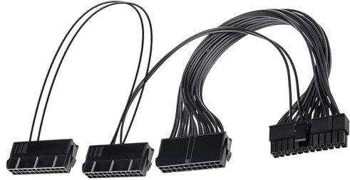 sodeber 24Pin PC Block Synchronizer To Mining Power Supply Sync Extension Cable For Video Card