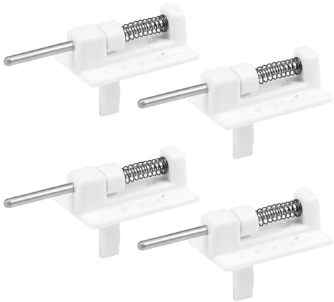 sourcing map Canopy Hatch Lock Latches for RC Airplane Cockpit Fixing, 26x16x8mm White 4pcs