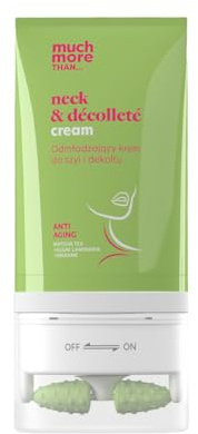 HiSkin Verjüngende Creme für Hals und Dekolleté Much More - natürliche Rezeptur mit Matcha-Extrakt und Algen - spendet Feuchtigkeit, strafft und schützt die Haut vor Irritationen - 130 ml - vegan