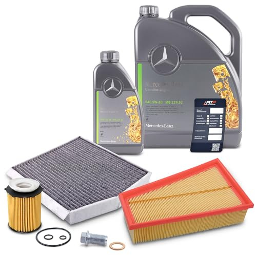 BESTPRICE ATP Inspektionspaket Set A mit 1x Ölfilter, 1x Innenraumfilter