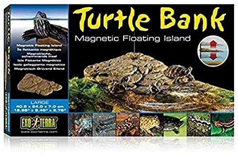Exo Terra Turtle Bank, magnetische, schwimmende Insel für Schildkröten, ideal für Aqua-Terrarien, groß