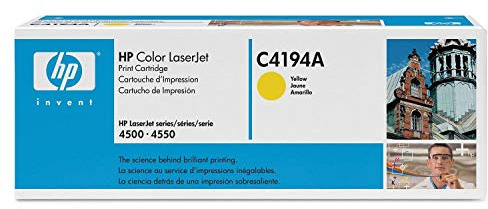 HP C4194 Tonerkartusche und Tonerkartusche für Laserdrucker (Laser, Gelb, Laser, Laserjet 4500/4550, 10-80%, -20-40°C)