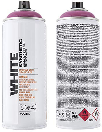 Montana - Sprühfarbe White, Phantom, 400 ml
