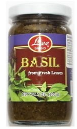 Süßer Thai Basilikum - gehackt im Glas eingelegt - Basil von Lee Brand - 200g