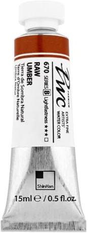 Shin Han : Premium Watercolour Paint : 15ml : Raw Umber : 670