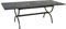 MBM 156141 Ausziehtisch Romeo, 165/215 x 100 x 73 cm, Eisengestell Plattenfarbe marone antik