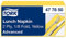 Tork 477850 gelbe Lunchservietten 1/8 gefaltet / 2-lagige, vorgefaltete Papierservietten für Snacks & kleine Gerichte / Advanced Qualität / 10 x 200 (2000) Servietten / 32,6 x 33 cm (B x L)