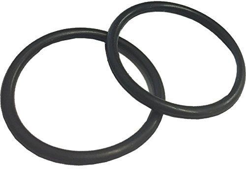 Anneaux en caoutchouc noirs Bulk Hardware pour bouchon de lavabo et bonde de vidage pop-up, 38 mm, lot de 2, anneaux de rechange