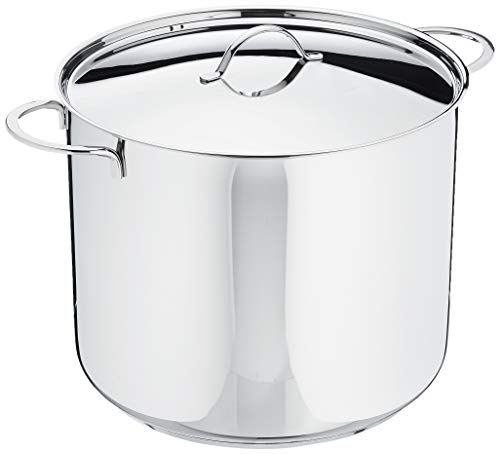 IBILI - Olla super alta con tapa noah, 32 cms, Acero inoxidable 18/10, Apta para induccion