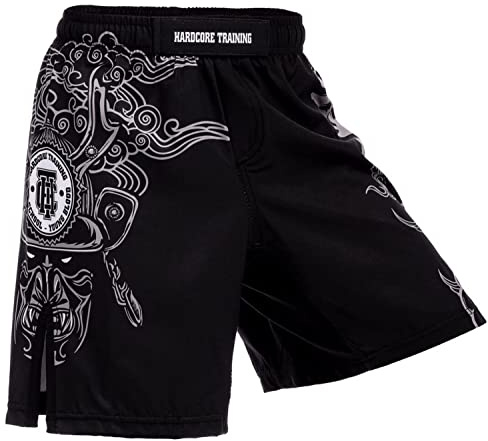 Hardcore Training Kids Boxing Shorts Koi Youth MMA BJJ Fitness Running Workout Exercise Sport Clothing White Black