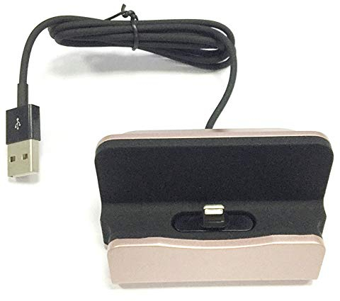 Theoutlettablet® Ladestation für Apple iPhone X XR XS MAX Pro 11 10 8 7 6s 6 Plus 5s 5 SE iPod Touch (Gold)