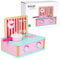 boppi Wooden Tabletop Kids Toy Kitchen Pretend Play Cooker Counter Hob | Cooking Utensil & Saucepan Toys & Accessories for Children 3 Years and Up