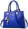 DORRISO Damen Handtasche Mode Hängende Glocken Umhängetasche Abnehmbarem Schulterriemen Casual Elegantes Top Griff Design Tasche für Frauen Blau
