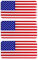 BIKE-label USA 3D Auto Aufkleber Flaggen 70 x 35 mm Sticker Motorrad X300606