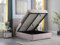 Seconique Amelia 4'6 Double Storage Ottoman Bed in Pink Velvet Fabric