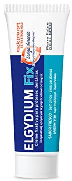 Elgydium Fix Fixation Extra Forte 45 g - Crème fixative pour prothèses dentaires - Tenue extra forte - Longue durée de vie - Démoulage facile