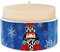 EGAN Weihnachten Kerzenhalter mit Nussknacker und Duftkerze 4(H) cm