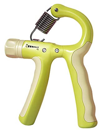 JISADER Fortalecedor de Agarre de Mano para niños, Pinza de Resistente, carpiano, Gimnasio en casa, Entrenamiento Muscular, Verde