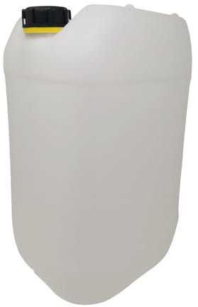 AnSa Getränke- Wasserkanister Natur | Premium Qualität Kanister | Lebensmittelecht BPA frei | DIN 51 | DIN 61 | Tragbar Indoor und Outdoor (30 Liter)