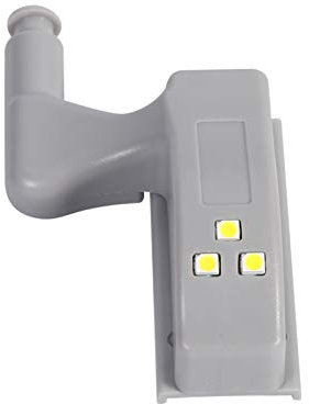 YWBL-WH Scharnier-LED-Licht, 10 Stück warm/kaltweiß, Universal-Schrank, Schrank, Kleiderschrank, LED-Scharnierlicht, Unterschrankleuchten (Kaltes Weiß)