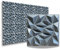 Eurodeco 3D Panels PVC Plastic Panels Wall Panels Gaming Room Wall Ceiling 3D Look Zircon Grey PVC 3D Panels