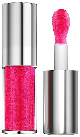 Water Proof Lip Color 10 Colors Moisturizing Lip Oil Pearlescent Lip Gloss 3.5ml Bottle Wine Lipstick (H, One Size)