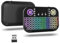 ciciglow Backlit Mini Keyboard with Touchpad, Rechargeable USB Build In Battery Keyboard with Receiver Portable Keyboard Remote Control for Laptop PC TV Box