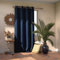 RESTILO Blackout Vorhang 140x270 cm Indigo 1 St. Ösenschal Verdunkelungsvorhang Blickdicht Fensterdekoration Dekoschal Dekorvorhang Blackout