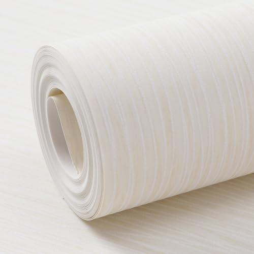 Mix Plain Thick Textured Wallpaper Free No Match Striped Wallpaper for Adults Kids Bedroom Living Room Lounge TV Backdrop Hallway and Stairs Beige