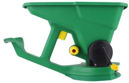 TINEASUR Handheld Seeder for Garden Law Seed Spreader Portable Seed Spreader Hand Crank Seeder for Grass Feeding