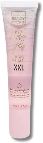 Melon Jelly Dewy Primer XXL - 30ml Ultra-Hydrating Makeup Gripping Gel Primer for a Radiant Complexion, Long-Lasting Wear, and Non-Cosmedogenic Formula