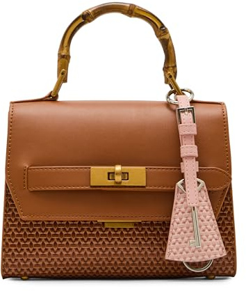 Steve Madden Damen Tote Londy Mini-Tragetasche, Fuchsrot