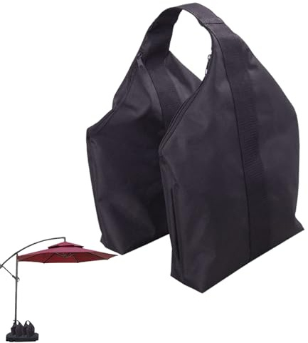 Canopy Weight Bags, Canopy Tent Weights, Triangular Fillable Ballast with Zipper Opening, Windproof Support for Beach Tarp and Backyard Camping, 6.69x5.51x1.97 inches