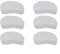 ZiStarlilife Paquete de 6 almohadillas de trapeador compatibles con Vaporetto Smart 100 prácticas limpiadores a vapor, almohadilla de limpieza de repuesto lavable para colchones, sofá, interior de